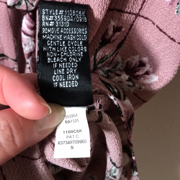 IZ Byer Flowered Dress - Picture 5 of 8